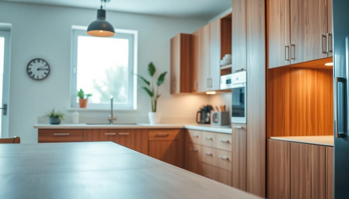 Refaced cabinets in a modern kitchen illustrating Cabinet Refacing Largo FL.