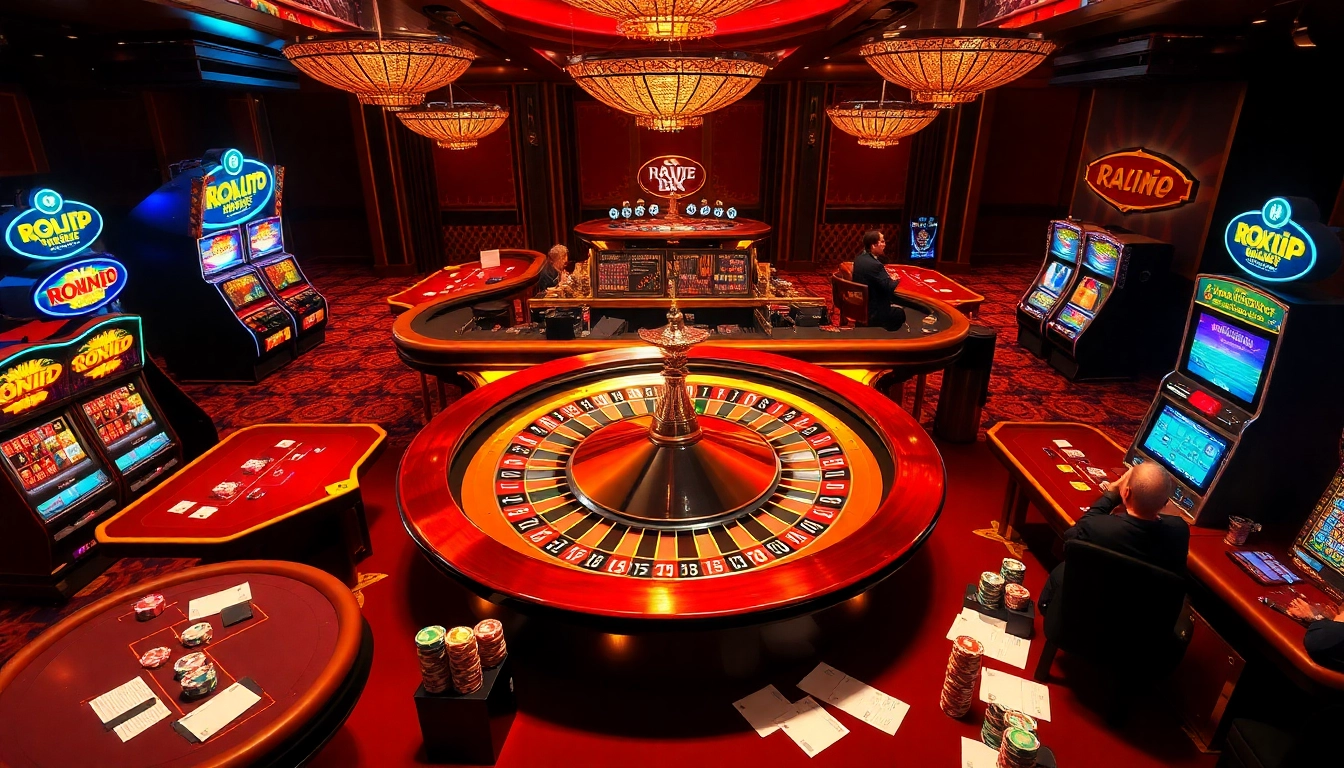 Engage in thrilling casino games at rikvip.gb.net with vibrant roulette and poker action.
