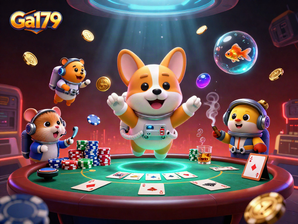 Experience thrilling moments with Ga179 in a vibrant space casino showdown