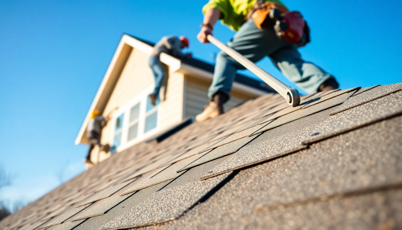 Roofing installation in South Jersey with a construction crew applying durable materials.