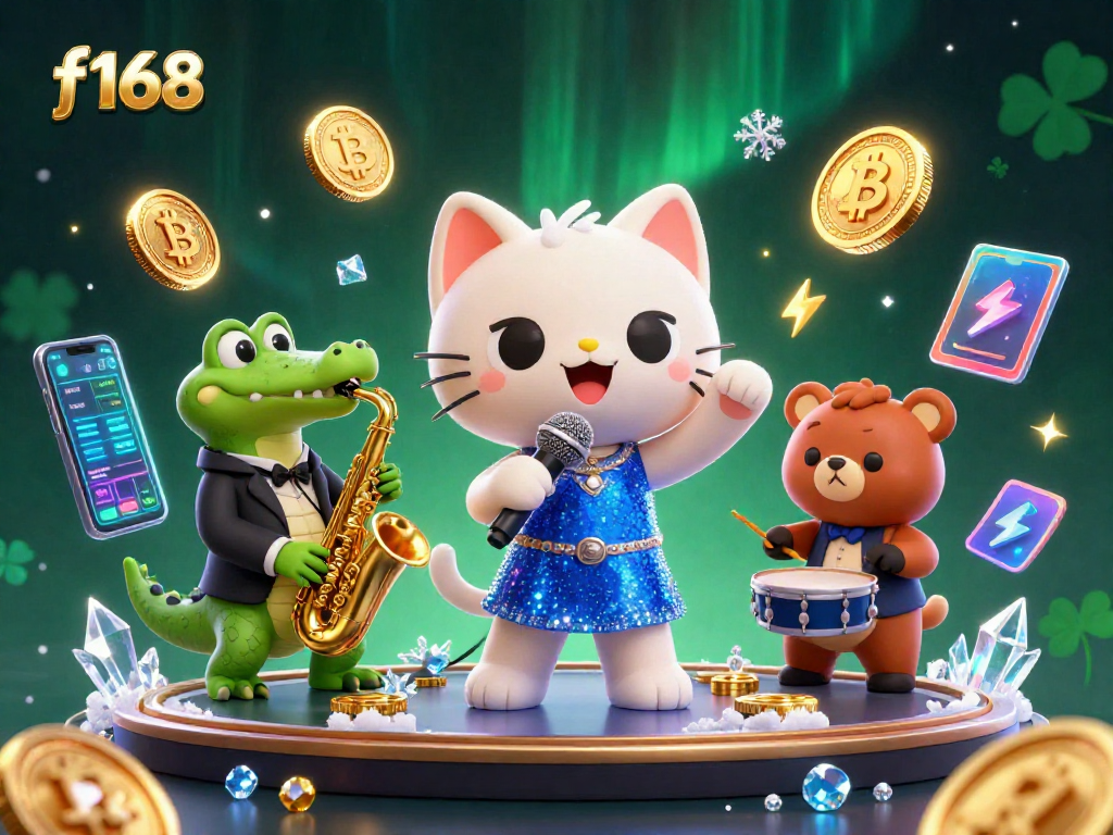 Experience the thrill of gaming at f168 with lively characters and electrifying casino elements.