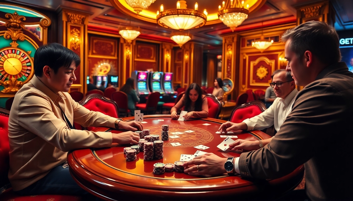 Experience high-stakes poker at https://bem88.com with luxury casino ambiance and intense gameplay.