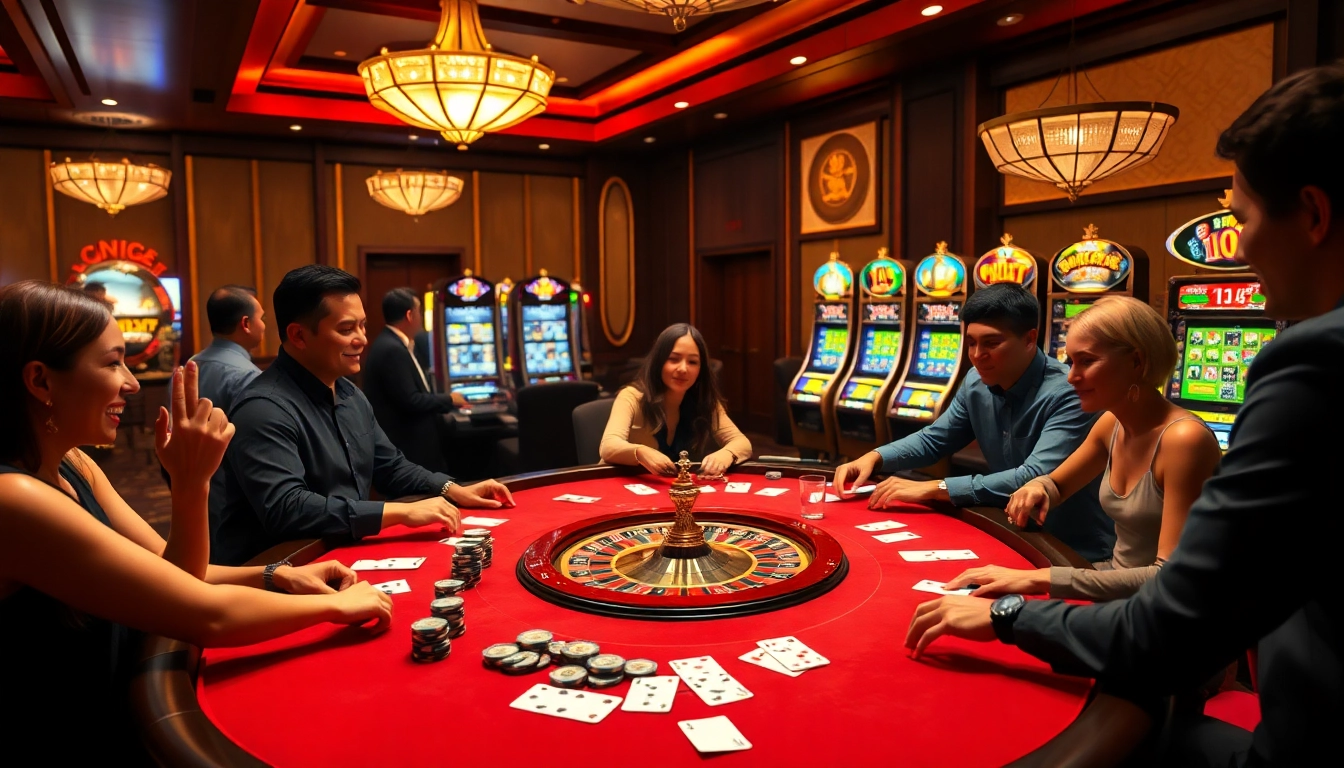 Experience the thrill of the casino with nohu90, featuring dynamic gaming tables and engaging players.