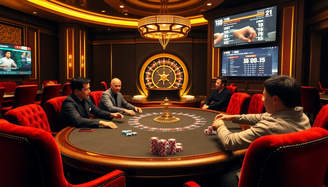 Experience the thrill of professional poker at https://tt88a.uk.com/, featuring vibrant chips and a gleaming roulette wheel.