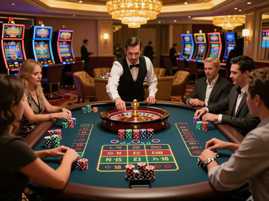 The excitement of placing bets at the roulette table in 33win casino, blending style and gameplay action.
