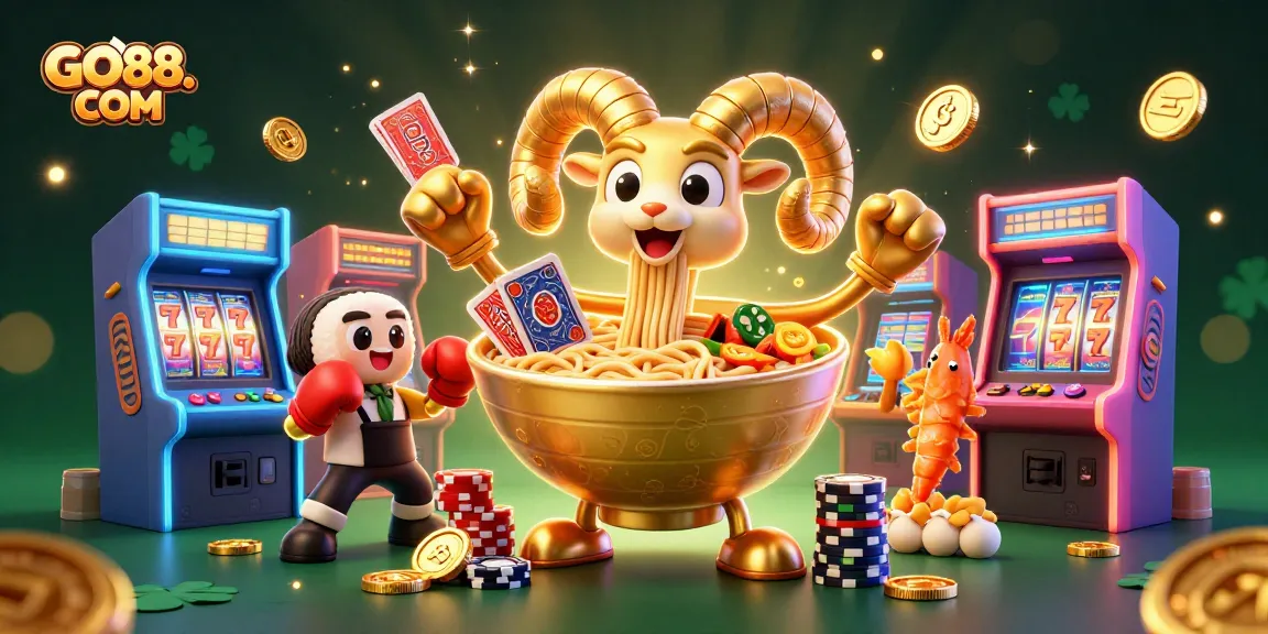 Engage in exciting gameplay at GO88. COM with vibrant casino-themed characters and elements.