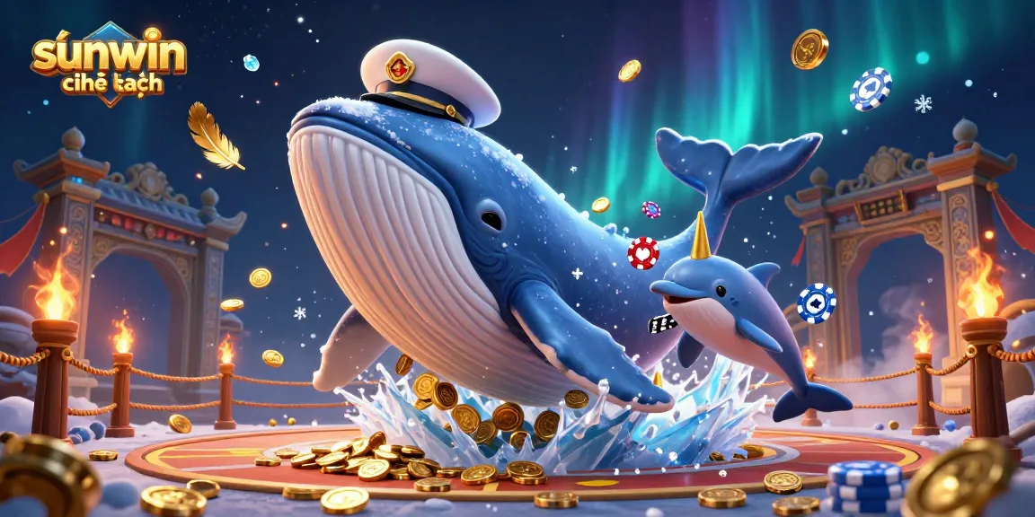 Experience the excitement of sunwin chính hãng with vibrant characters and casino elements in a dynamic illustration.