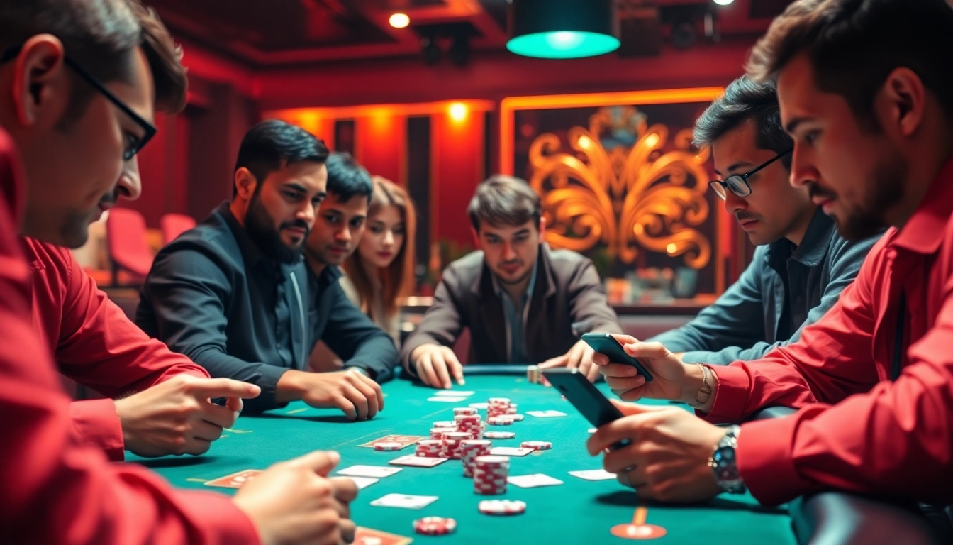 Dynamic poker scene highlighting https://789beta2.com/ players, chips, and casino elements, capturing excitement.