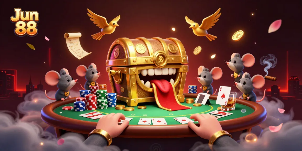 Win big at Jun 88 with dynamic poker action and an enchanting treasure chest theme.