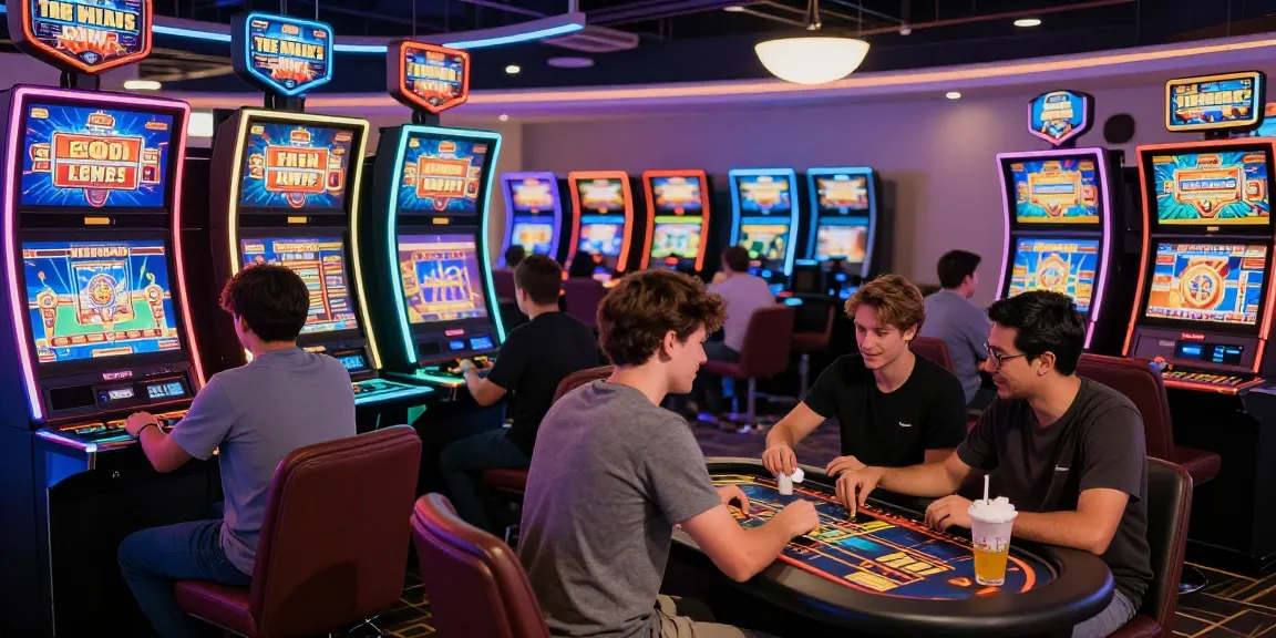 Exciting new credit card casinos filled with enthusiastic players enjoying gaming experiences.