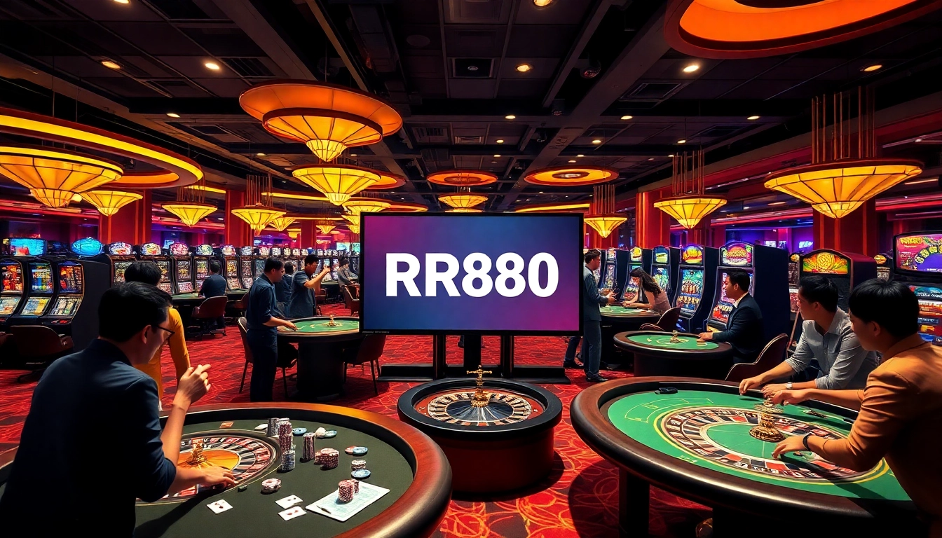 Experience the thrill of winning at RR888 with vibrant casino games and lively players.