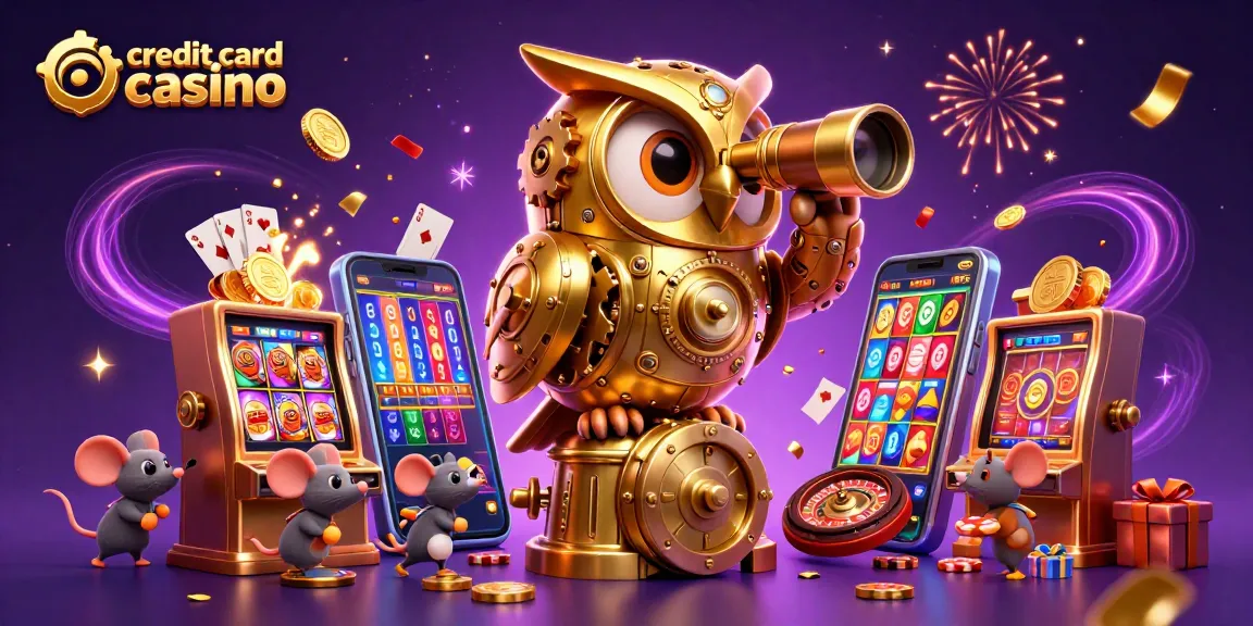 Experience the excitement of a credit card casino with dynamic gameplay and colorful slot machines.