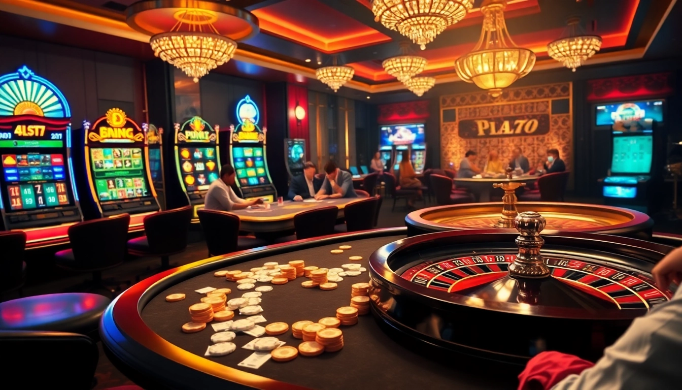 Experience the excitement at trang chủ mm88 featuring vibrant casino gaming tables, thrilling action, and sophisticated players.