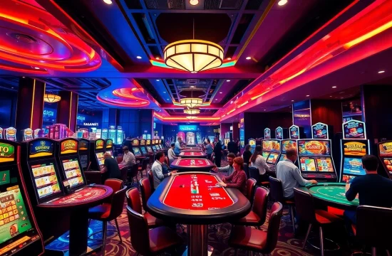 Explore the exciting casino environment at ev88win.live with vibrant gaming tables and happy players.