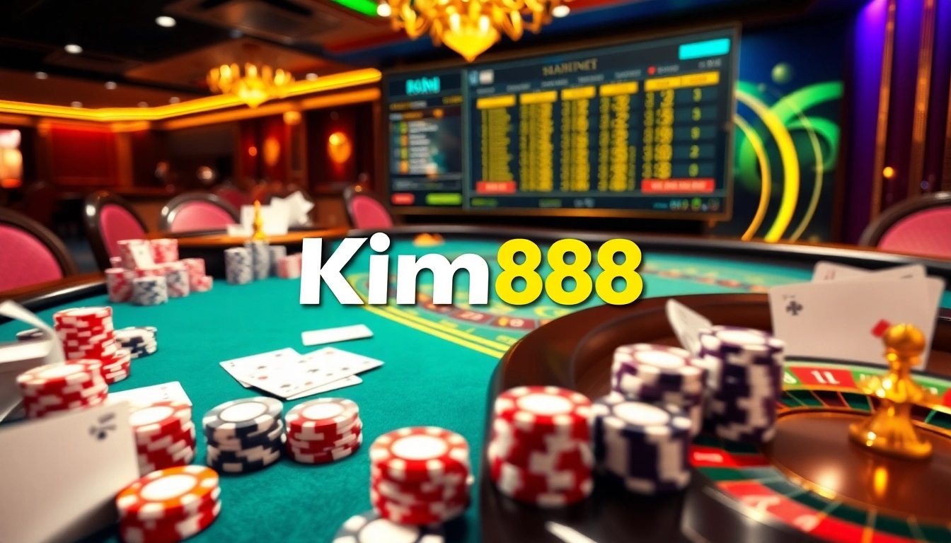 Experience thrill and excitement at trang chủ kim88 with vibrant casino tables and immersive gameplay.