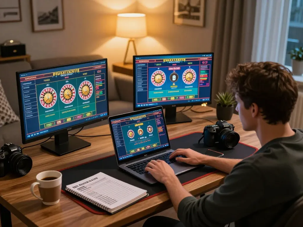 SC88 gamer focused on strategy and gameplay at home in an inviting atmosphere.