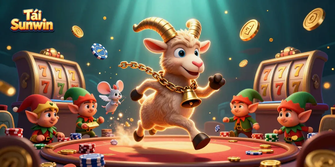 Tải Sunwin offers an engaging casino experience with festive characters and dynamic gaming elements.