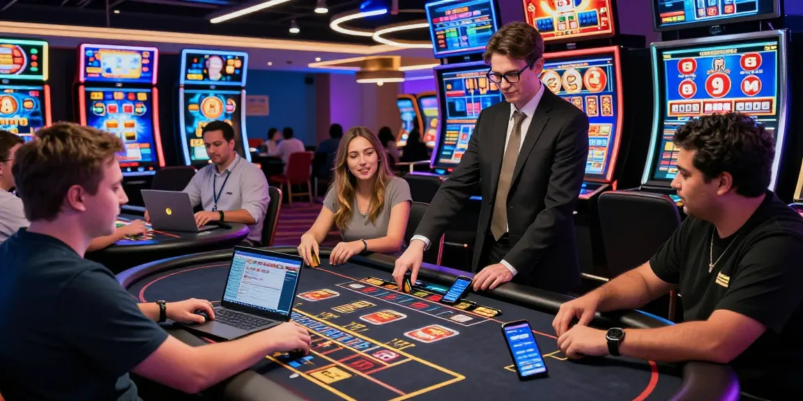 Players enjoying casinos accepting credit cards in a vibrant virtual casino environment with live dealer games.